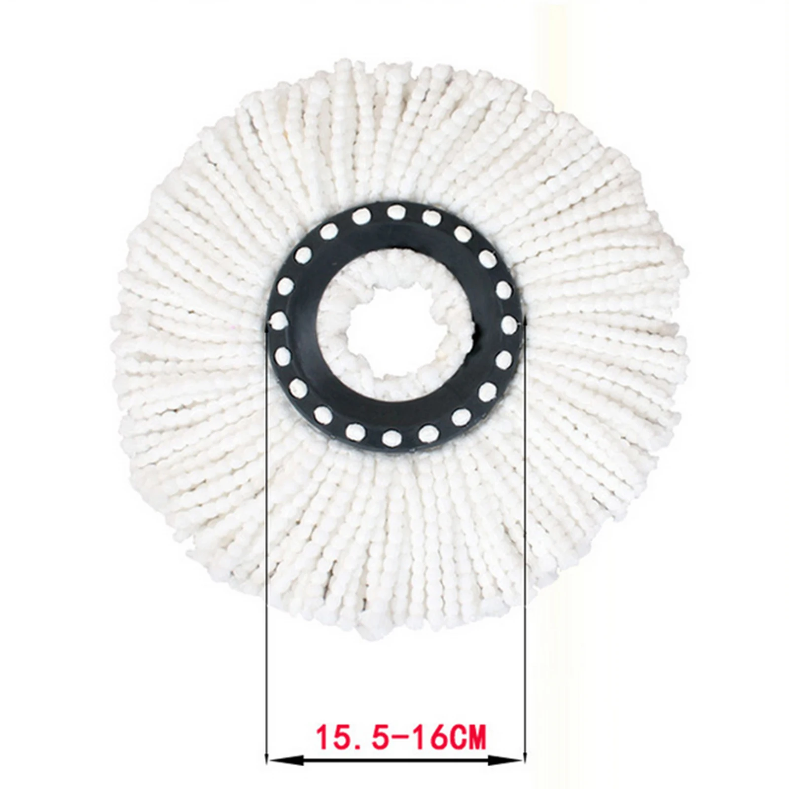 Universal Mop Head Refill Rotating Spin Mops Microfibers Round 16mm Mopping Head Microfiber Rag Mop Cloth Replacement Clean Tool