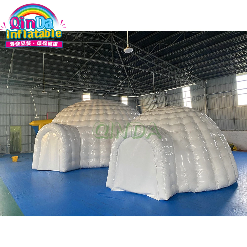 Custom Airtight Lawn Inflatable Igloo Air Dome Large Inflatable Igloo Tent For Sale