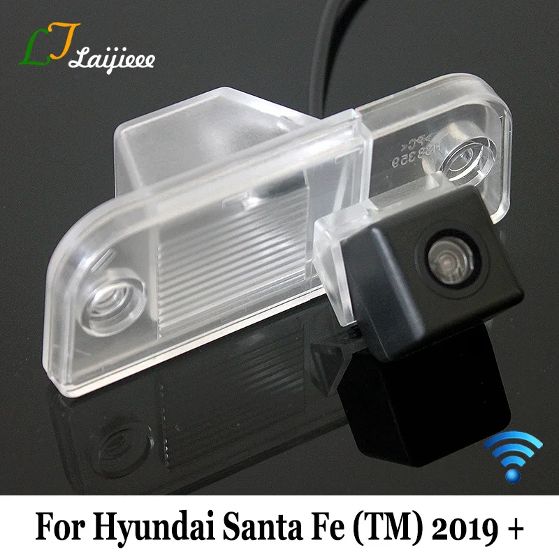 Car Rearview Camera For Hyundai Santa Fe TM 2019 2020 2021 / Wire and Wireless HD Night Vision Auto Rear Backup Reversing Camera