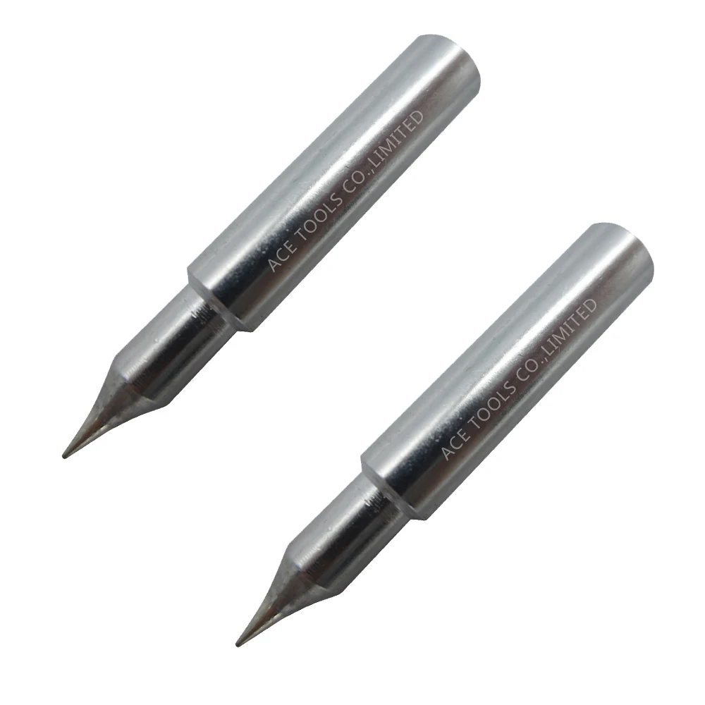T18-S4 ponta de solda cônica 0.125mm 0.004 "caber hakko FX-888 FX-888D FX-8801 FX-600 sem chumbo ferro bit lidar com bico lápis