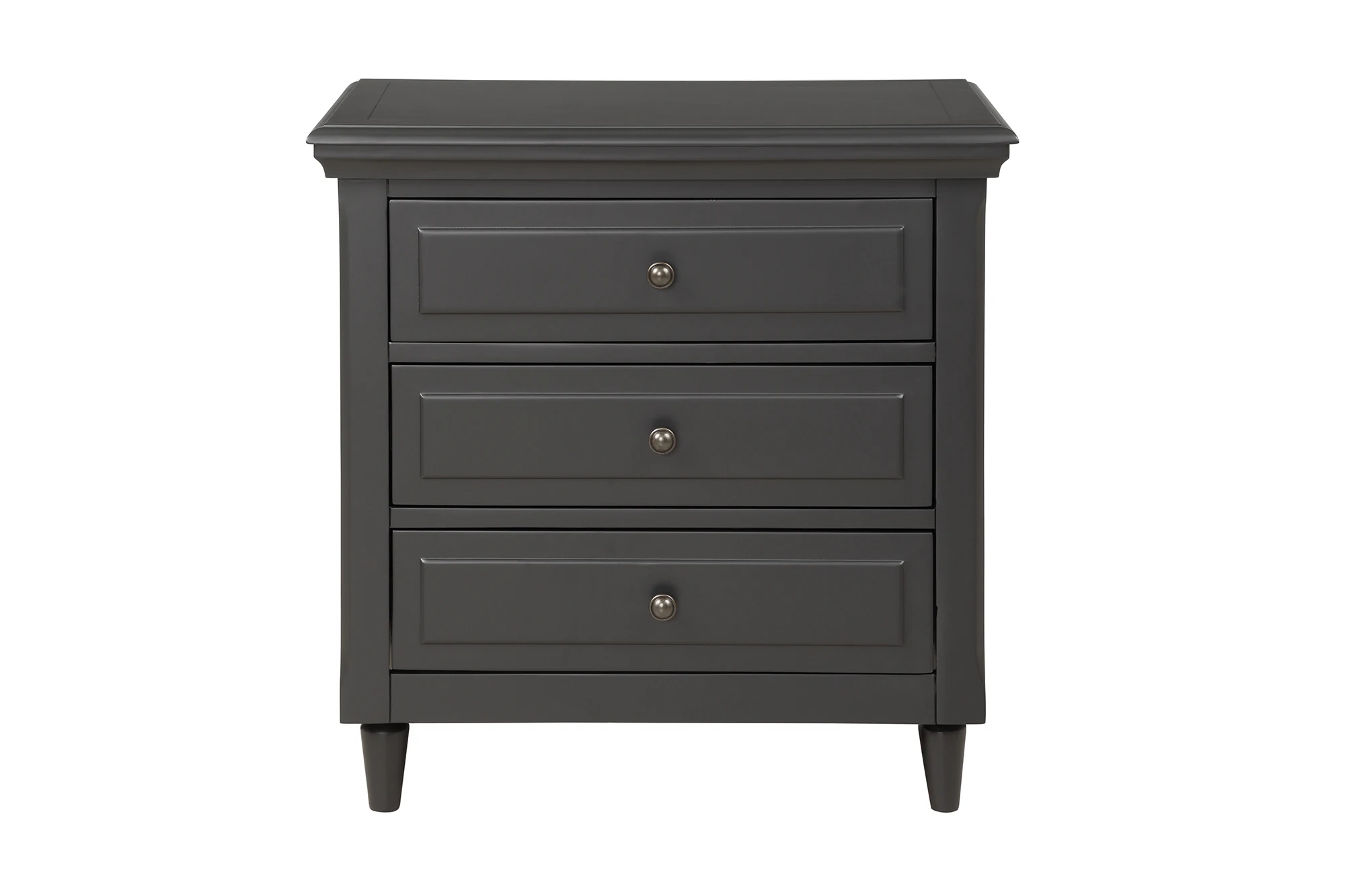 3-Drawer Nightstand Storage Wood Cabinet Side Table