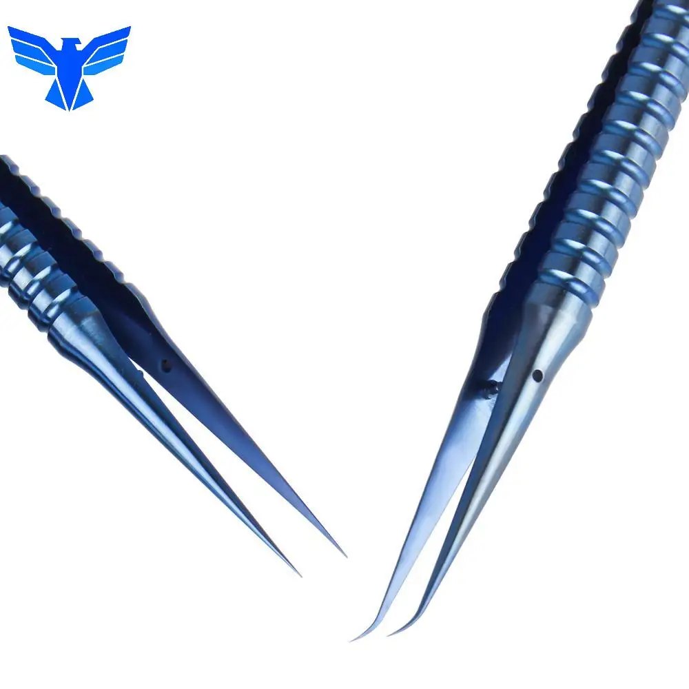 Mechanic Titanium Alloy Non-magnetic High Hardness Aviation Ultra-precise Step Structure Tweezers Phone Ic Bga Chip Repair Tools