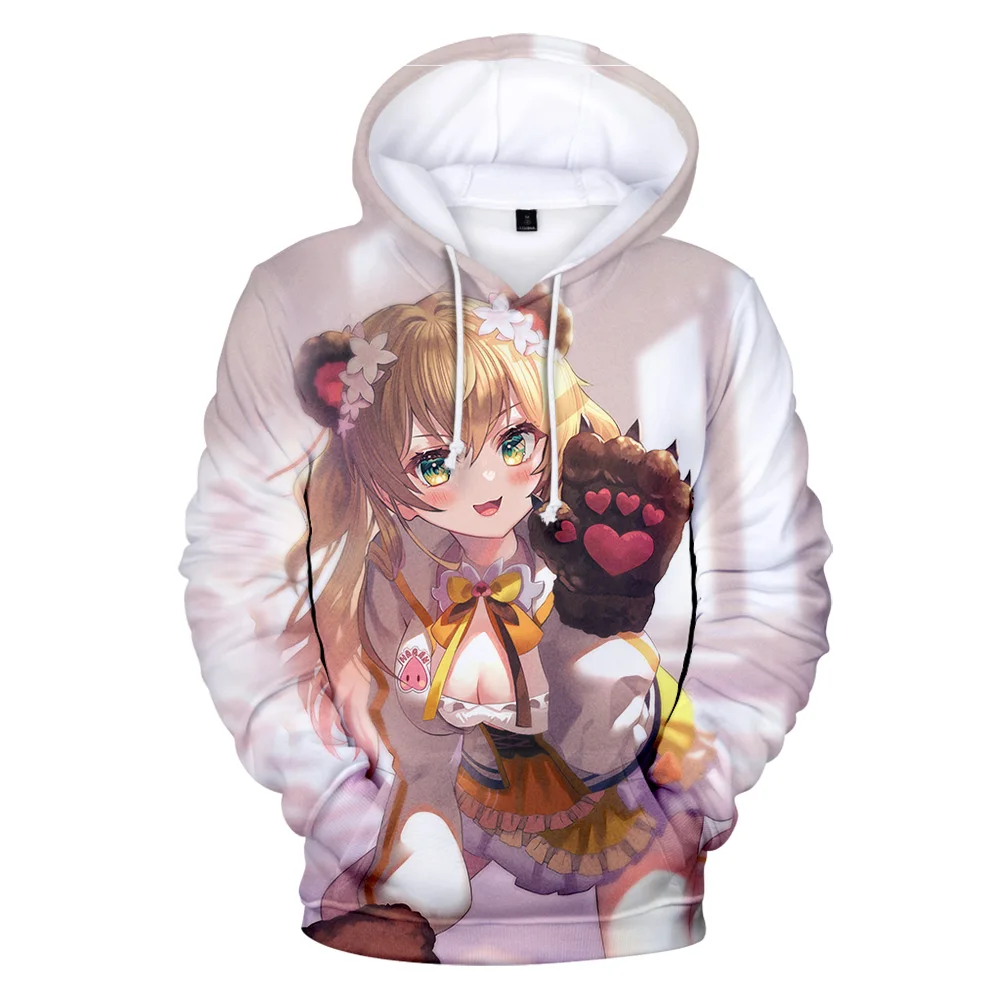 

HOLOLIVE VTuber Momosuzu Nene 3D Print Fashion Fall Winer Suit Hoodies Sportswear Hooded Youthful Kawaii Women/Men The hooded