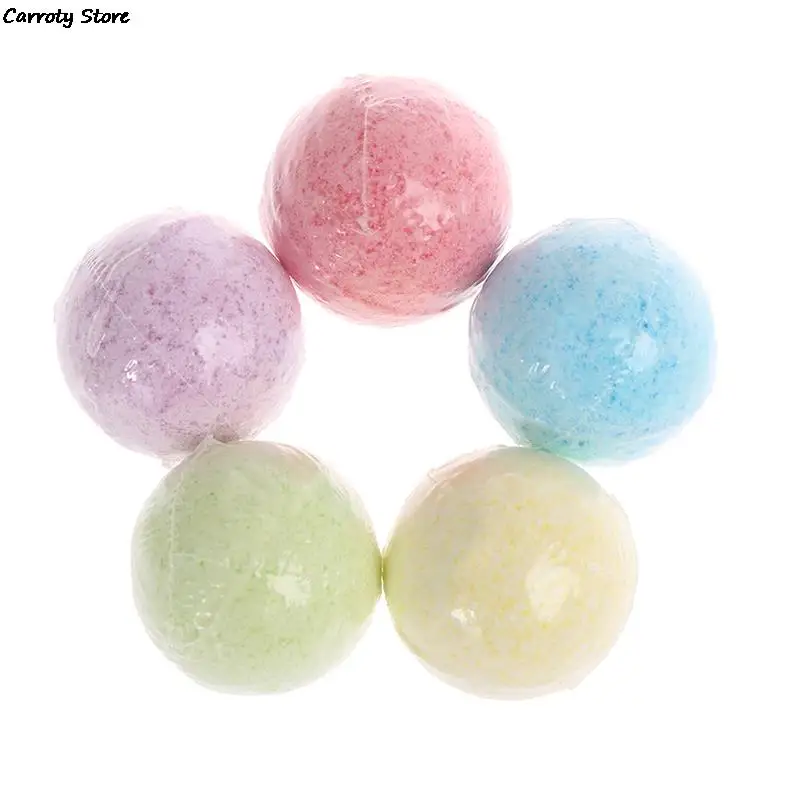 Mini Bath Ball Bombs Handmade Bath Sea Salt Essential Oil Aromatherapy Type Deep Body Cleaner Natural Bubble Bathroom Tools