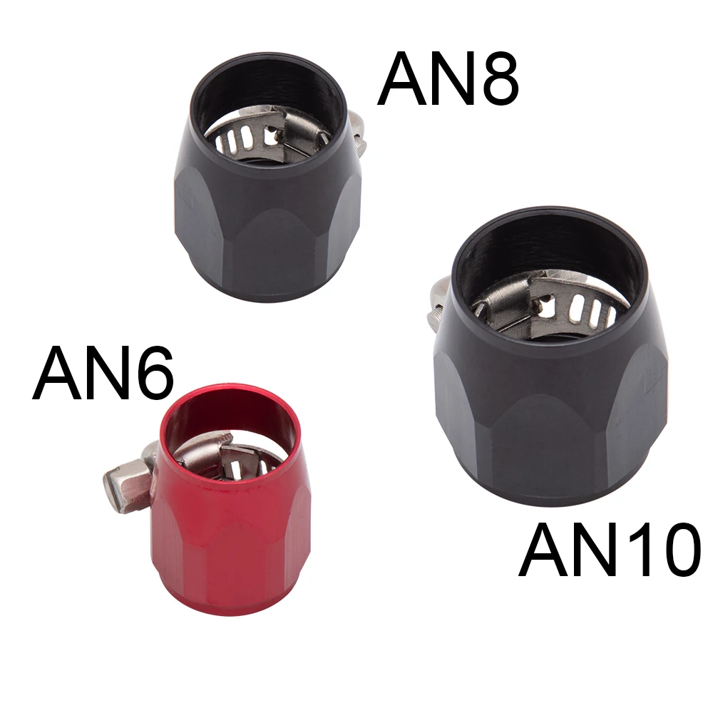 AN6 AN8 AN10 AN APS Aluminium Fuel/Oil/Radiator/Rubber Fuel Oil Water Pipe Jubilee Clip Clamp Hose Finisher Clamp / Clip