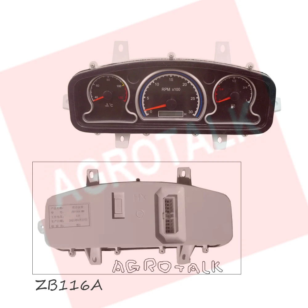 ZB112-1 / ZB116A / ZB108-2 , Combined instrument / Cluster for China YITUO tractor