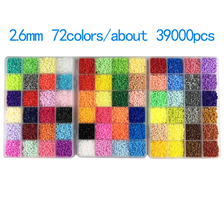 2.6mm/5mm Perler Fuse beads and pegboard textbook Iron beads Kit Hama beads 3D Puzzle DIY Kids Creative Handmade Craft Toy Gift