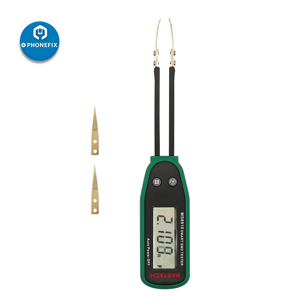 Ban Đầu MASTECH Thông Minh SMD Bút Thử Điện Dung Đo Đồng Hồ Vạn Năng MS8910 3000 Tính Màn Hình Hiển Thị LCD Cho Điện Thoại Di Động Thử Nghiệm Sửa Chữa