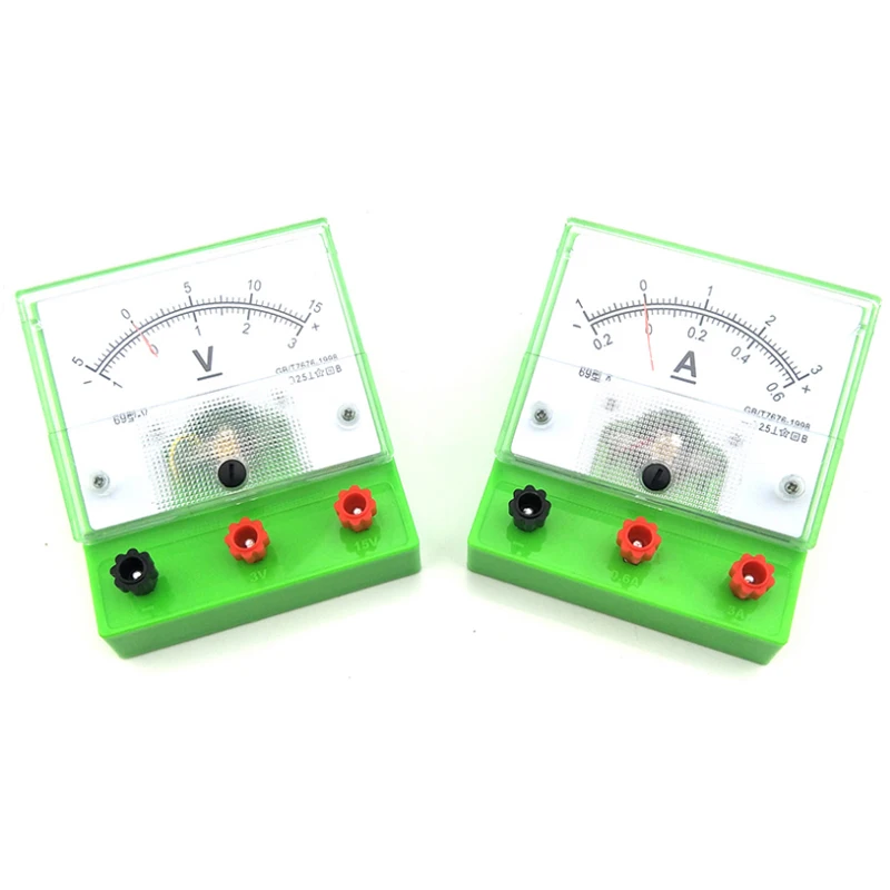 Physical Electrical Circuit  Ammeter Voltmeter/ Volt Meter  Experiment Equipment For High School Students