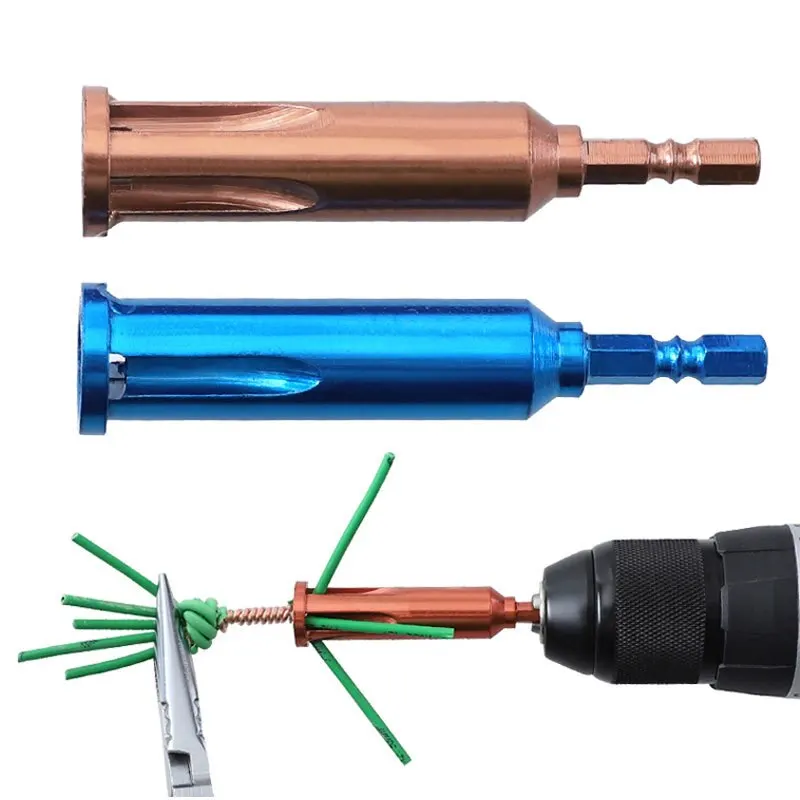 Automatic Wire Stripper Twisted Wire Tool Cable Peeling Twisting Connector Electrician Stripping Artifact Connector Hand Tools