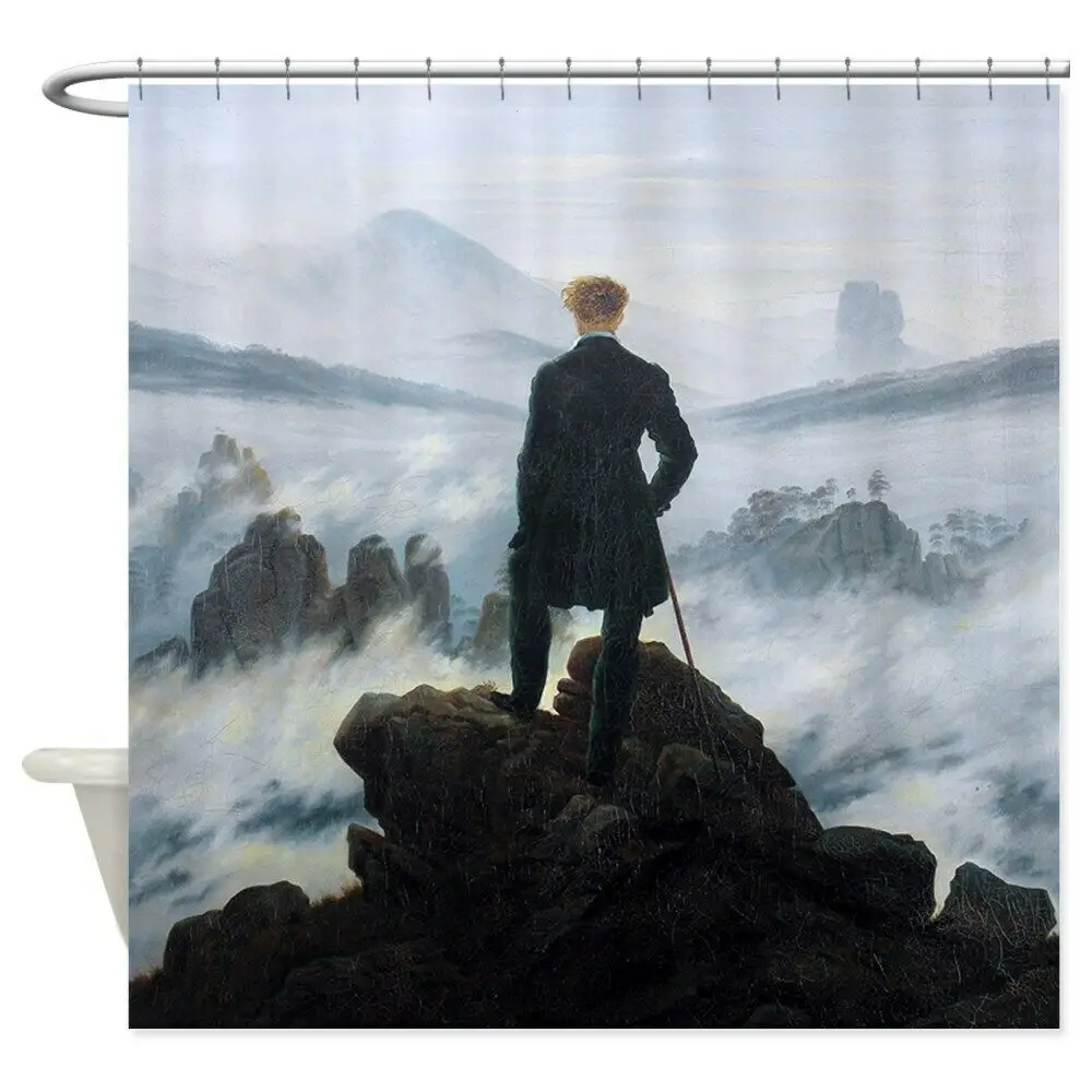 

Уникальная занавеска для душа Caspar David Friedrich Wanderer
