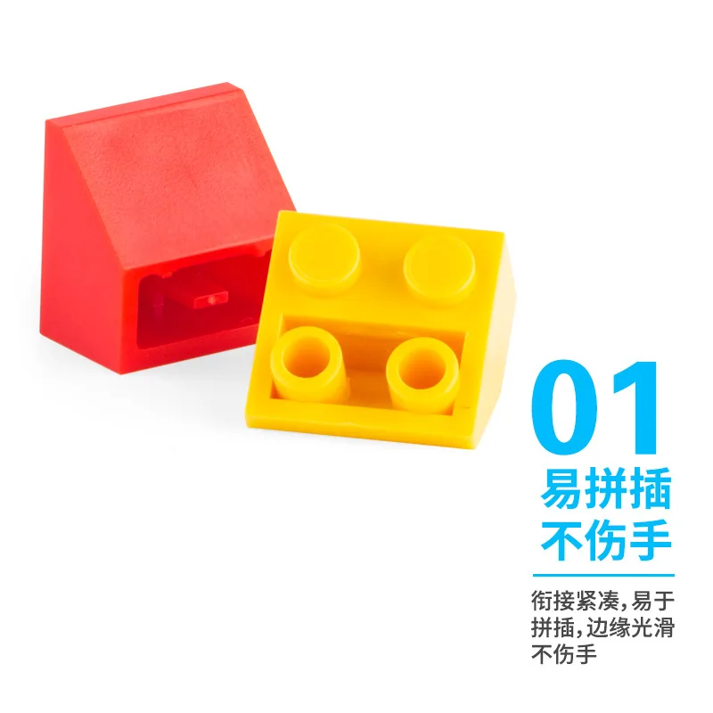 100g Bulk Parts 2x2 Slope Reverse Inclined Plane Thick Bricks Building Blocks MOC Figure Model Assemble Toys for Children 3660