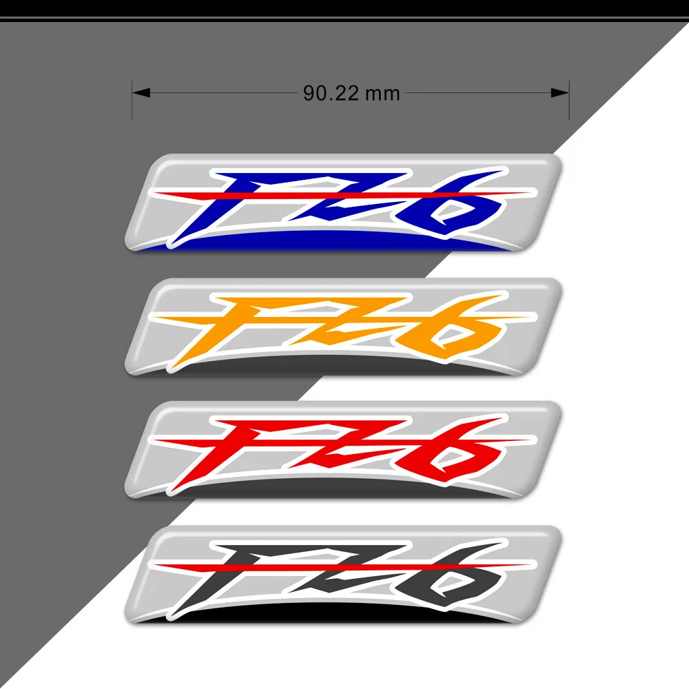 Adesivos tanque almofada protetor para yamaha fz6 fz6s fz6n fz6 fazer decalques joelho combustível emblema emblema logotipo 2015 2016 2017 2018 2019 2020