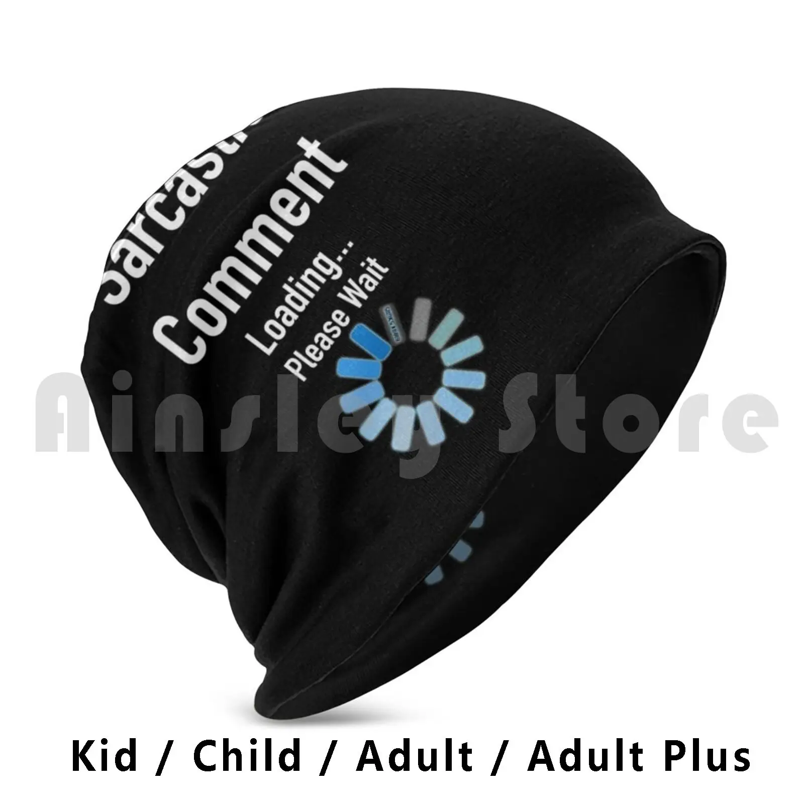 Gs256-Please Wait... Beanies Pullover Cap Comfortable Geek Dork Nerd Humor Infosec Dedsec Mr