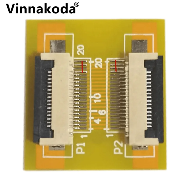 Panneau d'extension FFC/FPC, 2 pièces, 0.5MM à 0.5MM, carte adaptateur 16P