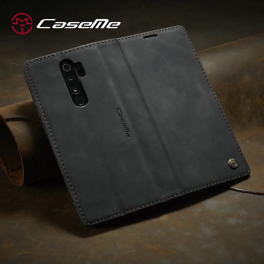 CaseMe 2020 Leather Case For Redmi Note 8 Pro Retro Magnetic Wallet Cover for Xiaomi Mi 9 9T K20 K20Pro Luxury Flip Phone Case