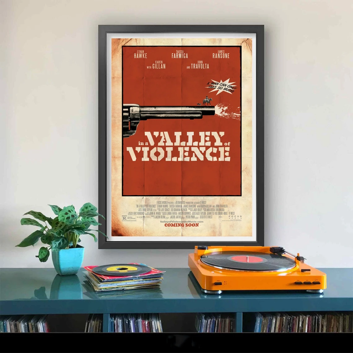 In a Valley of Violence Classic Movie Canvas Poster Home Wall Painting Decoration (No Frame)