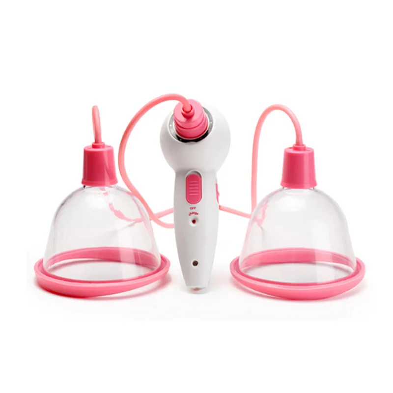 Electric Breast Enhancement Enlargement Massager Bust Plump Therapy Vacuum Scution Pump Big Breast Augmentation Chest Cup Up