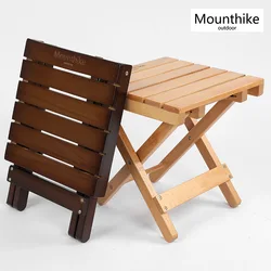 Portable Mini Camping Foldable Chair Kids Outdoor Wooden Bench Step Stool Travel Hiking BBQ Garden Party Shower Foot Rest