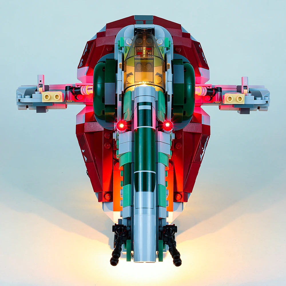 EASYLITE LED Licht Up Kit Für 75312 Boba fett der Starship Block DIY Spielzeug Bausteine Beleuchtung Set NICHT Enthalten modell