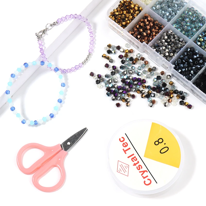 1 Box Czech Crystal Bicone Beads 2