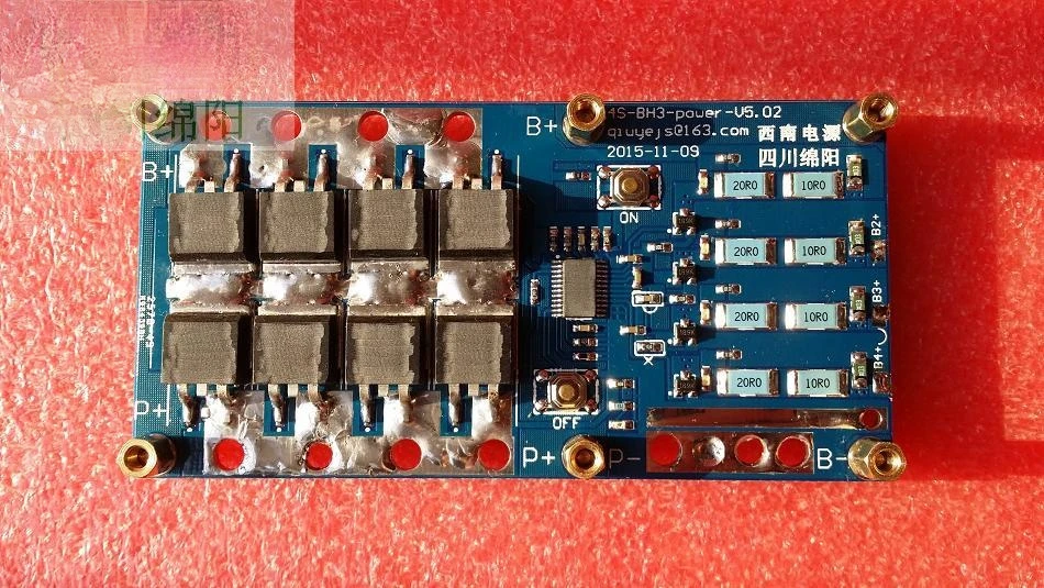 Car Start 200A with Equalization Indicator, Same Port. 3 4 Series Battery Protection Board (lithium Iron Phosphate Battery)