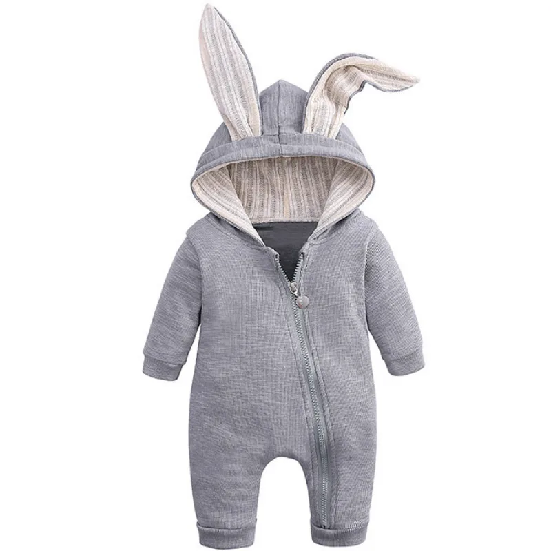 Baby Rabbit Rompers For Baby Girls Autumn Winter Infant Clothing Overalls Jumpsuit Halloween Costume Newborn Baby Boys Clothes