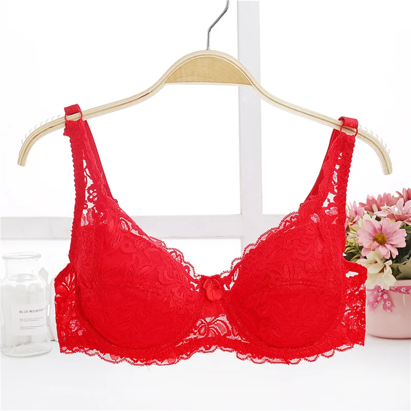 Koronkowy biustonosz na lato, duży rozmiar, 32, 34, 36, 38, 40, B, C, seksowny, krótki Top, biustonosz, Intimates, bielizna, t-shirt, sukienka, biustonosz