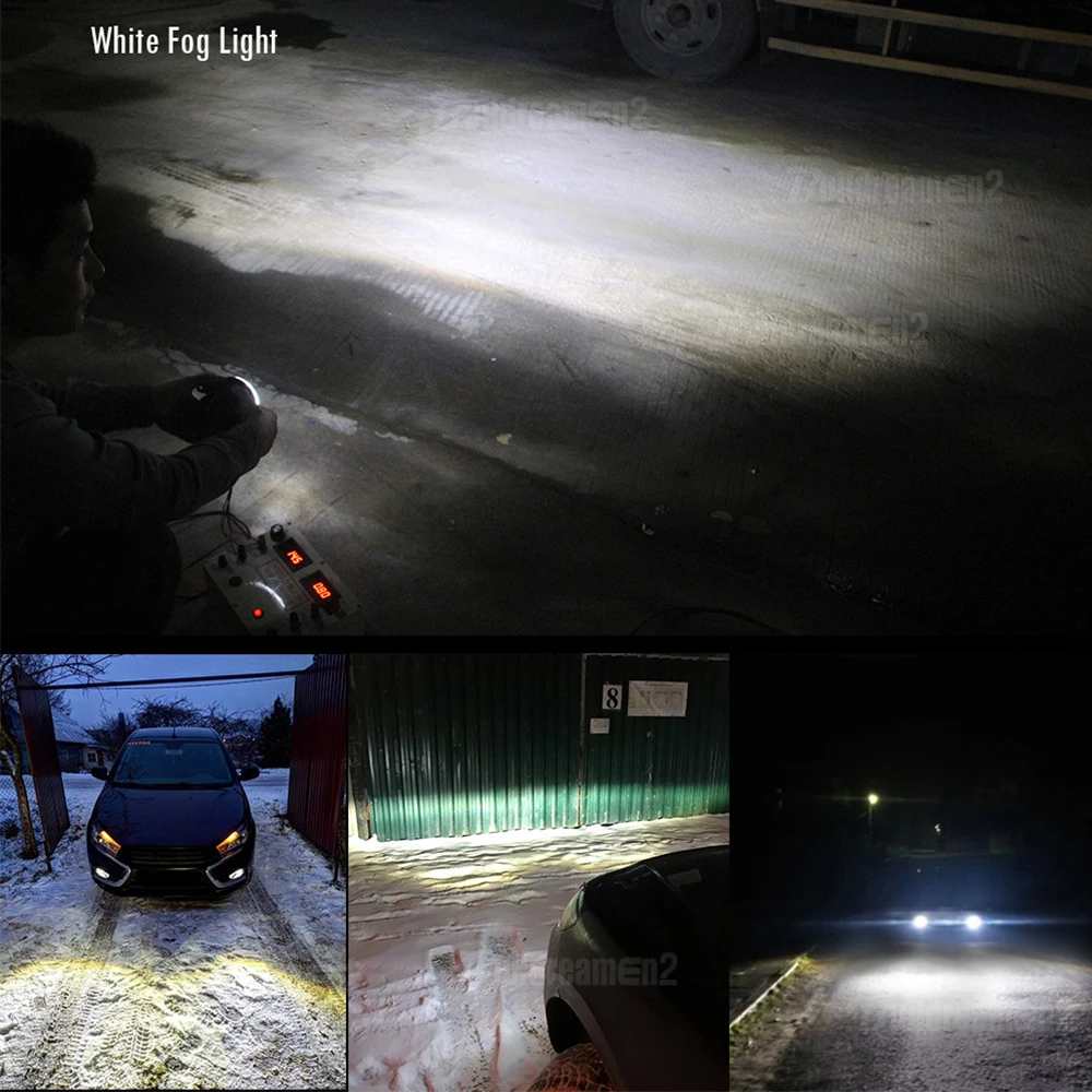 30W 8000LM LED Fog Light Car Fog Lamp White Yellow For Opel Agila Astra Corsa Meriva Vectra Zafira Signum TwinTop Movano Tigra