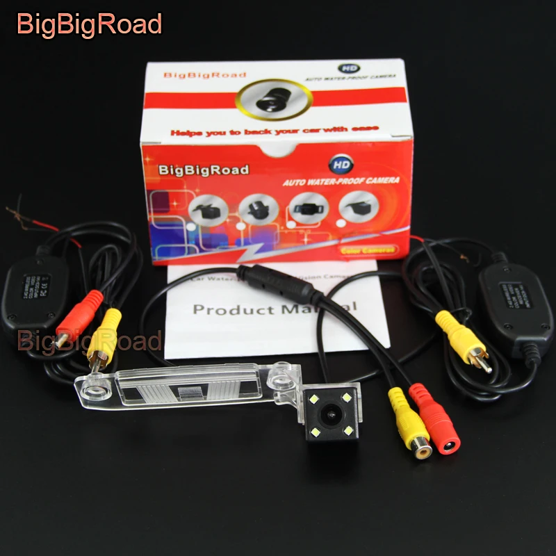 

BigBigRoad For Kia Sportage R K3 Sorento Carens Ceed Rondo / Hyundai Sonata Wireless Camera Car Rear View Backup Reverse Camera