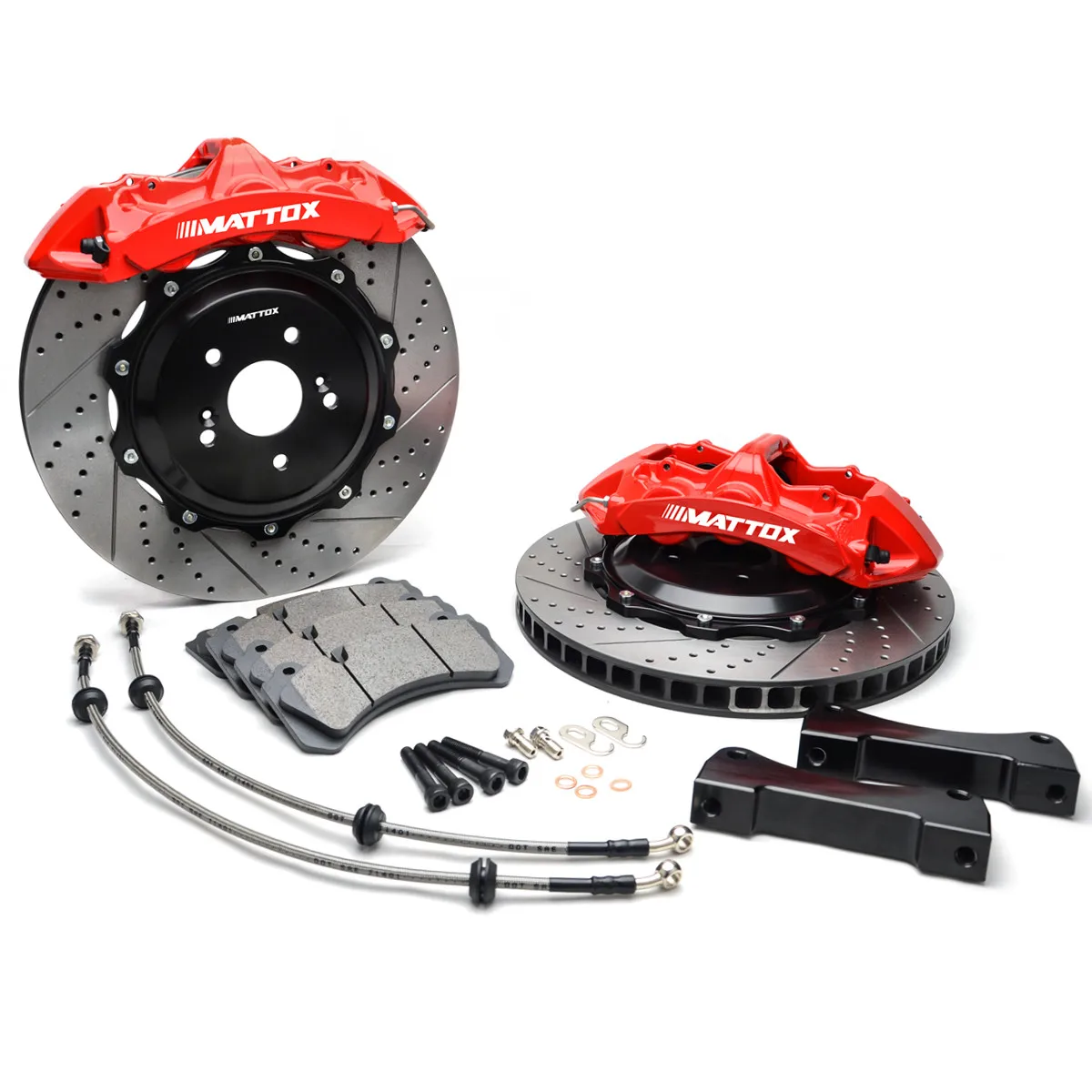 

Mattox Racing One-piece Forged 6POT Calipers Big Brake Kit with 378-32mm Rotor for Cadillac Escalade ESV EXT 2002 2006 2007