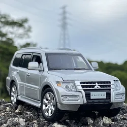 1:32 модель автомобиля Mitsubishis PAJERO SUV из сплава, литой металлический игрушечный внедорожник, модель автомобиля, Коллекционная модель, подарок для детей