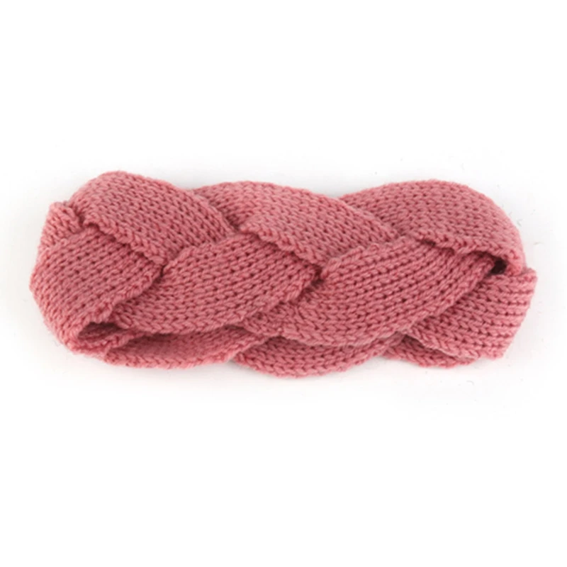 New Winter Knitted Headband For Women Girls Cross Winding Headwear Warmer Ear Hair Accessories Headwrap Elastic Hair Band