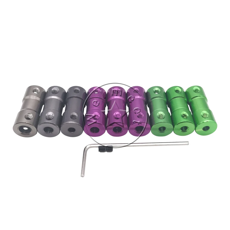 2.3mm/3mm/3.17mm/4mm/5mm Aluminum Shaft Coupler Rigid Coupling Motor Drive Connector Sleeve