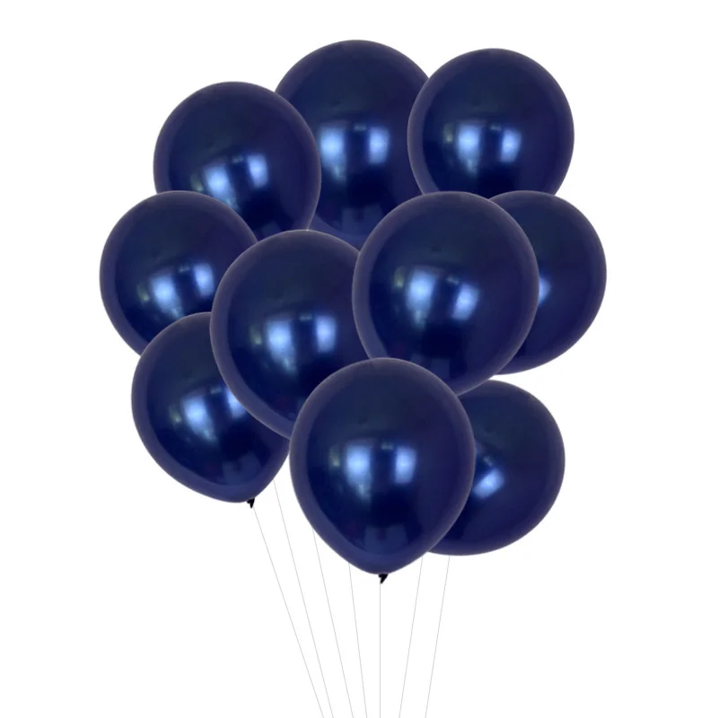 5 inch 12 inch blue balloon 10pcs latex balloon birthday party decoration wedding venue layout helium balloon wholesale