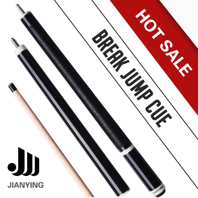 58\' Jianying Punch Jump Cue 13.2mm Tip Hard Maple Shaft Linen Wrap Professional Break Cue Billiards Stick Help You Break And Run