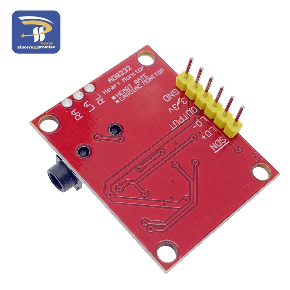 AD8232 ECG Physiological Measurement Heart Pulse Single Lead Heart RateMonitor Sensor Module for Arduino UNO R3 diy kit