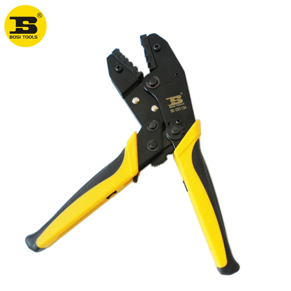 

BOSI Ratchet Coaxl Cable Terminal Crimping Plier (0.042/0.068/0.078/0.128/0.151/0.178)