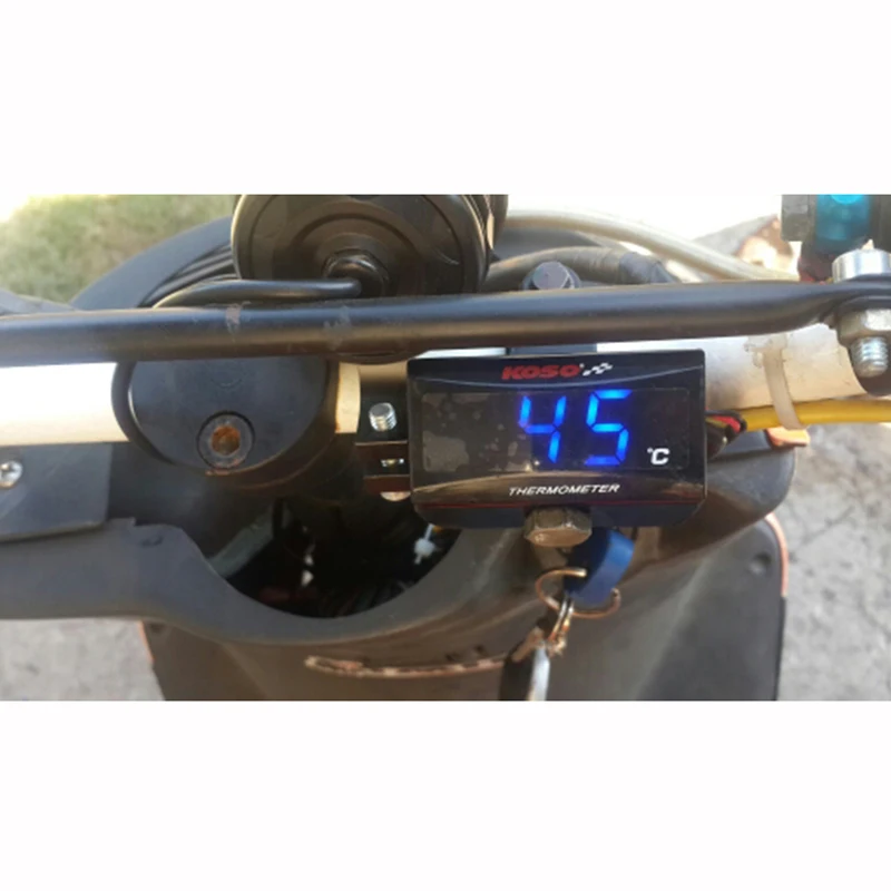 Universal 12V Motorcycle KOSO mini Digital Displayer volt meter Voltmeter For Honda Kawasaki Suzuki Yamaha Xmax 300 Nmax CB400