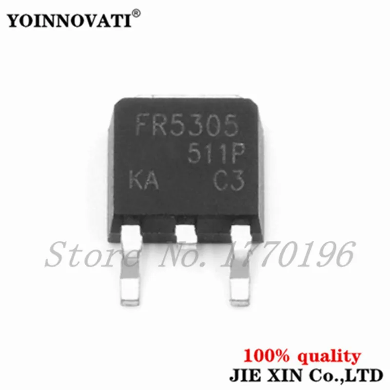 50pcs/lot IRFR5305TRPBF IRFR5305 5305 MOSFET P-CH 55V 31A DPAK TO-252 Best quality