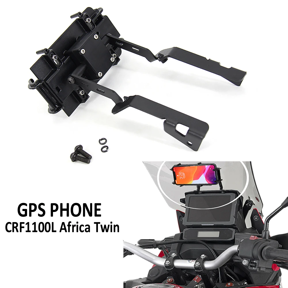 

Motorcycle Front Phone Stand Holder Smartphone Phone GPS Navigaton Plate Bracket For HONDA CRF1100L Africa Twin CRF 1100 L 2020