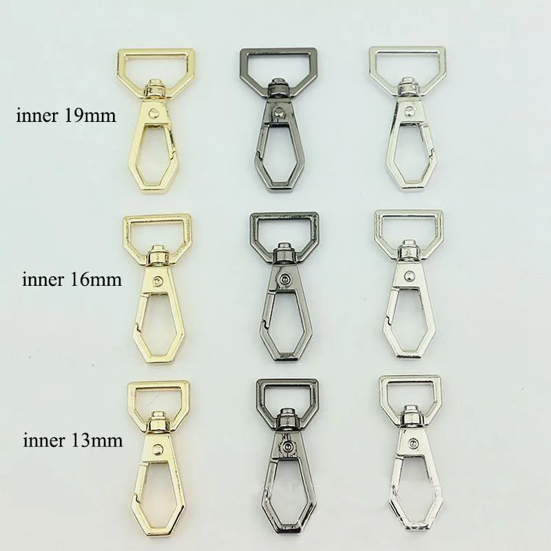 

30pcs 13/16/20mm Metal Buckles Dog Collar Lobster Clasp Handbag Strap Swivel Trigger Clip Snap Hook DIY Craft Accessory