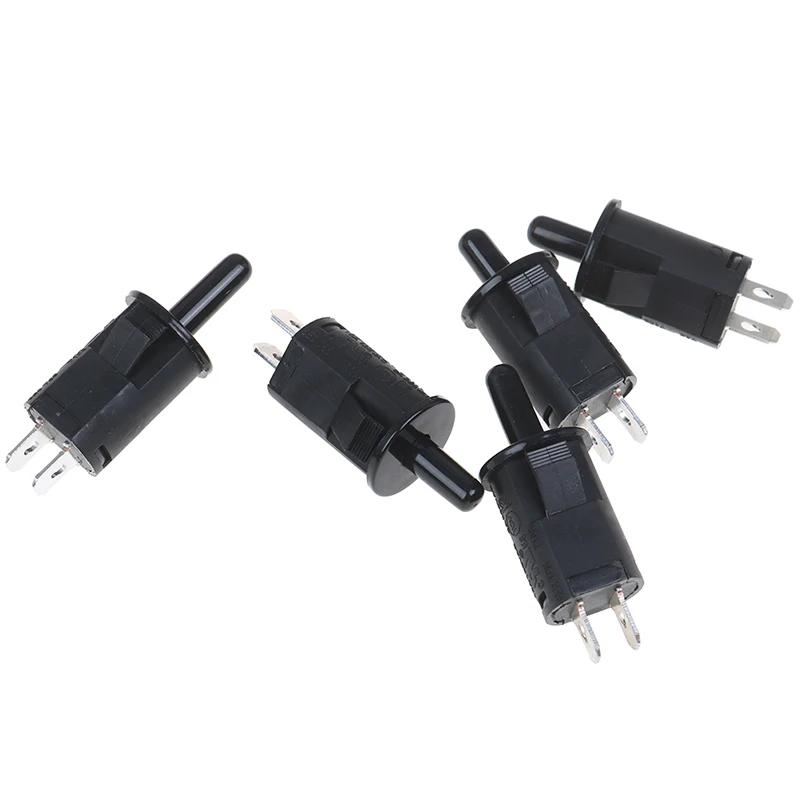 ボタン付きドアスイッチ125-250v,黒,食器棚,消毒用ライト