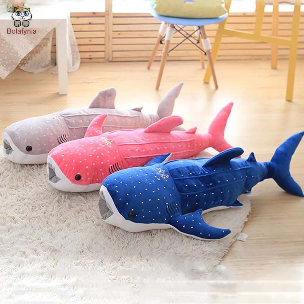 

Simulated Marine Animal Blue Whale Fish Shark Stuffed Plush Toy Birthday Gift