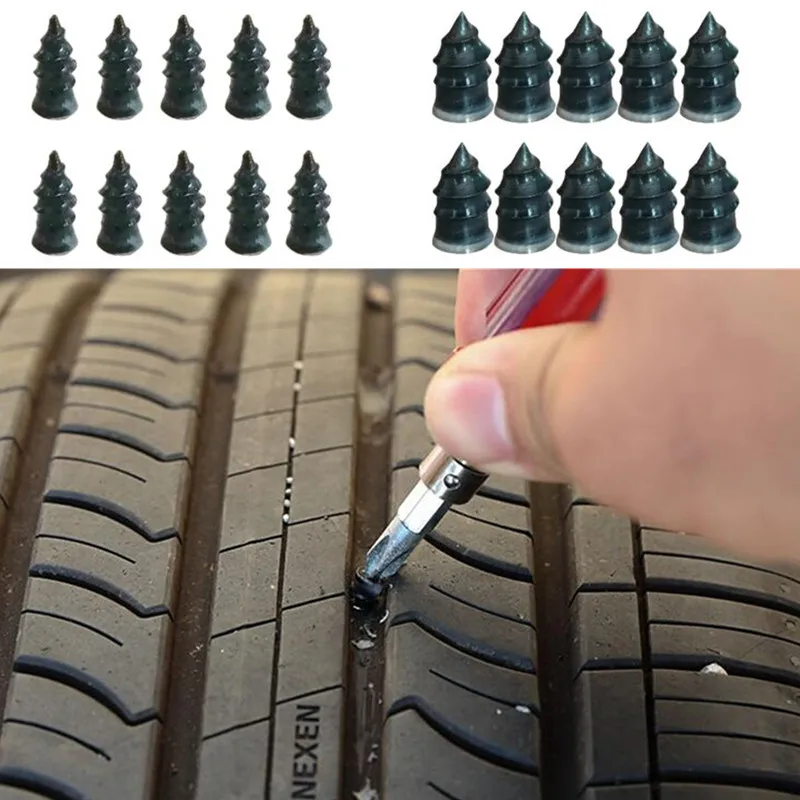 2021 10pcs Car Vacuum Tyre Repair Nail Accessories for Buick LaCrosse VERANO GS Regal Excelle ENCORE Acura MDX RDX TSX ZDX RL TL