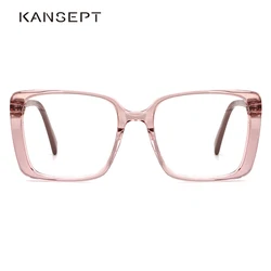 KANSEPT DESIGN Women Square Glasses Frame Big Square Fashion Myopia Prescription Eyeglasses New Arrival for Women MG6114