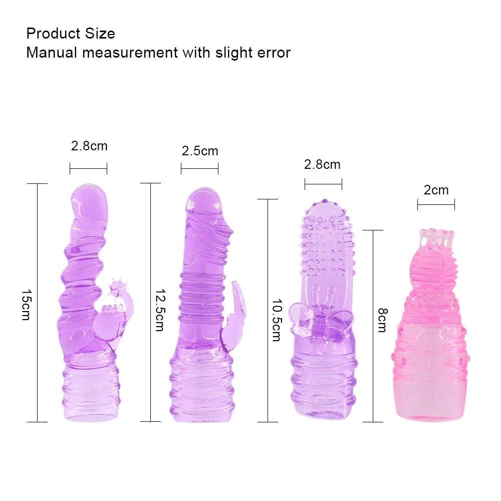 EXVOID Head Covers Vibrator Cap AV Rod Head Cap Adult Products Magic Wand Attachment Dildo G Spot Massager Tongue Vibrators