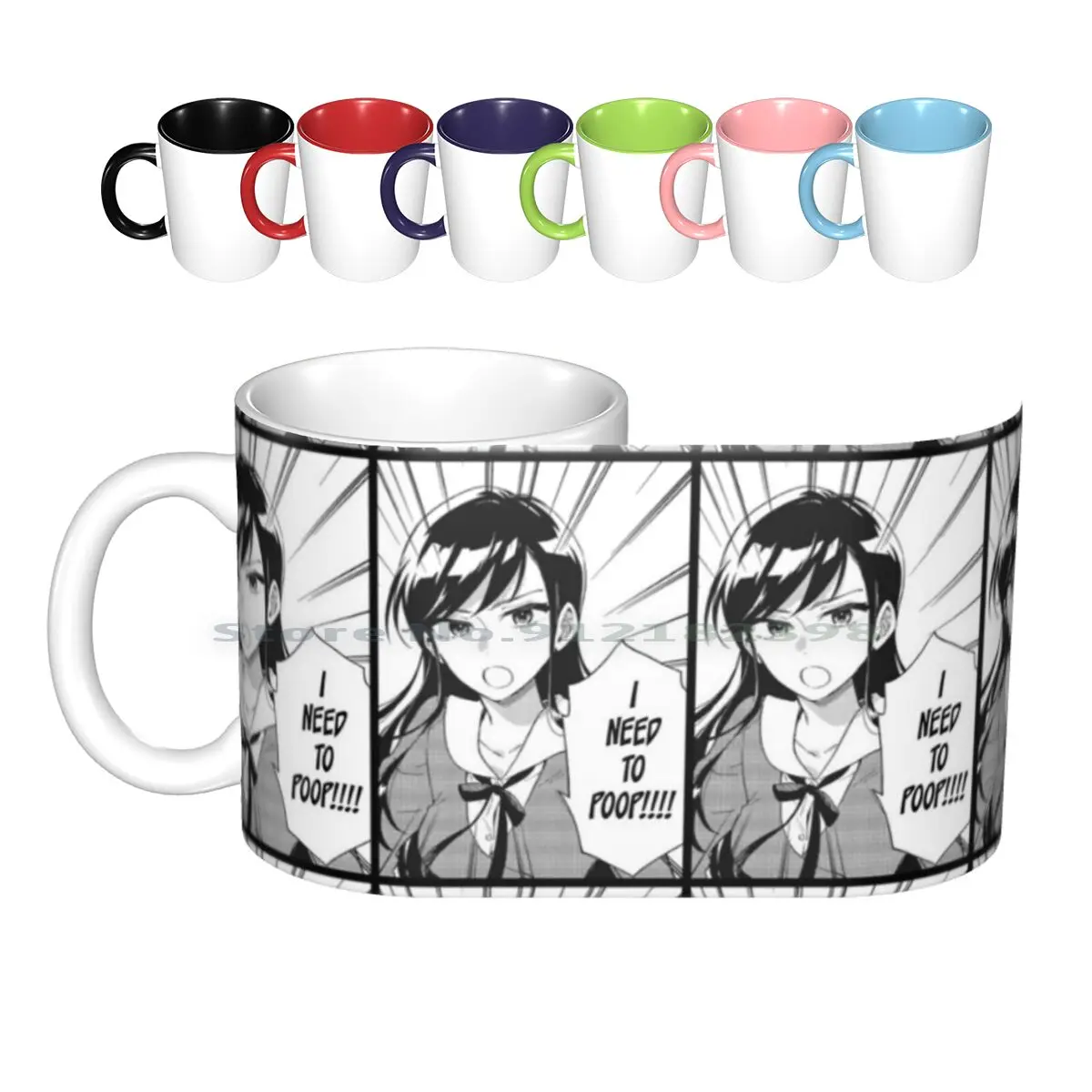 I Need To Poop!!!! | Stalkers Ceramic Mugs Coffee Cups Milk Tea Mug Stalkers Story Manga Joke Meme Funny Haha Game Video Game