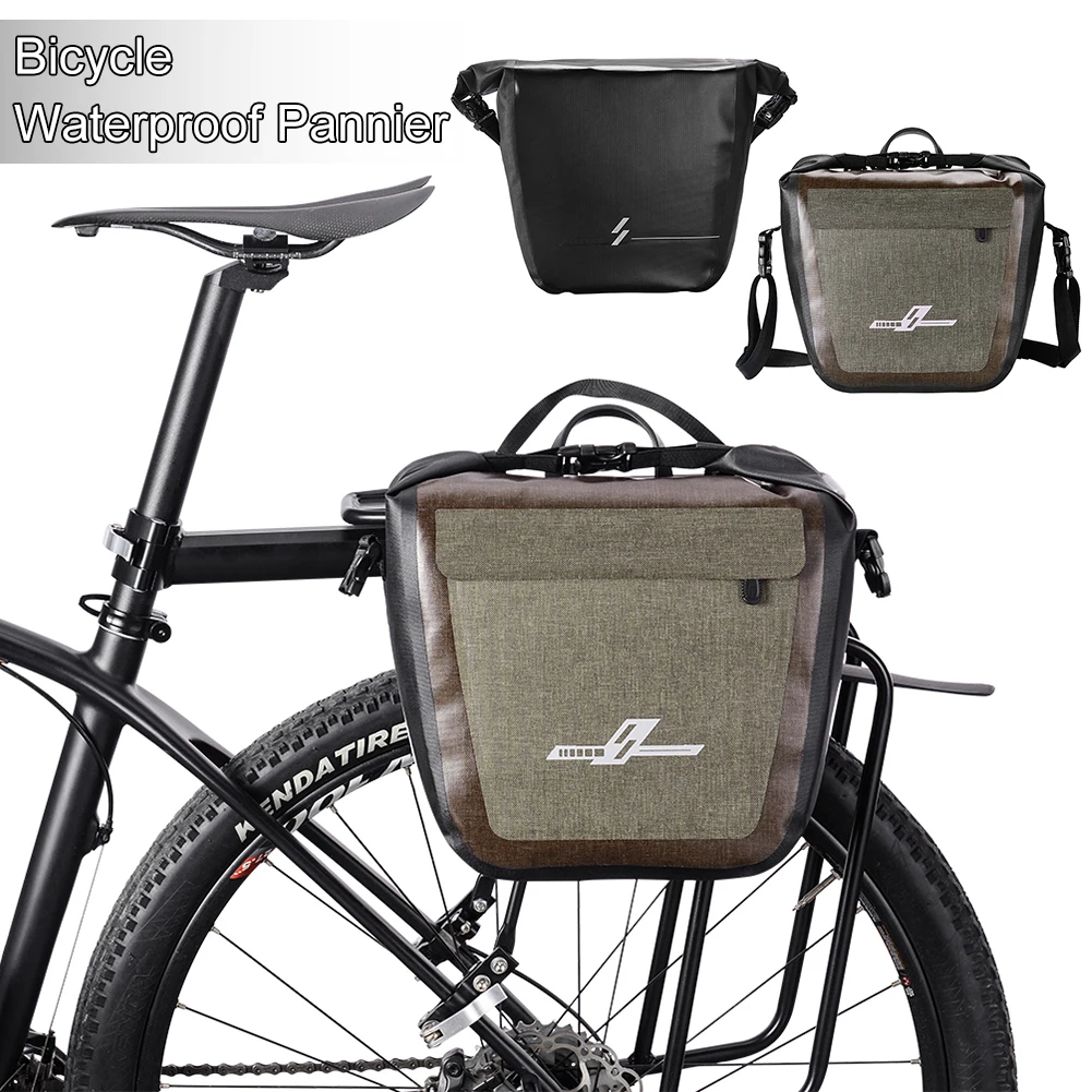 Torba na rower 18L rowerowy bagażnik dachowy sakwy torba MTB wodoodporny bagażnik tylny bagażnik tylny z odpinany pasek akcesoria rowerowe