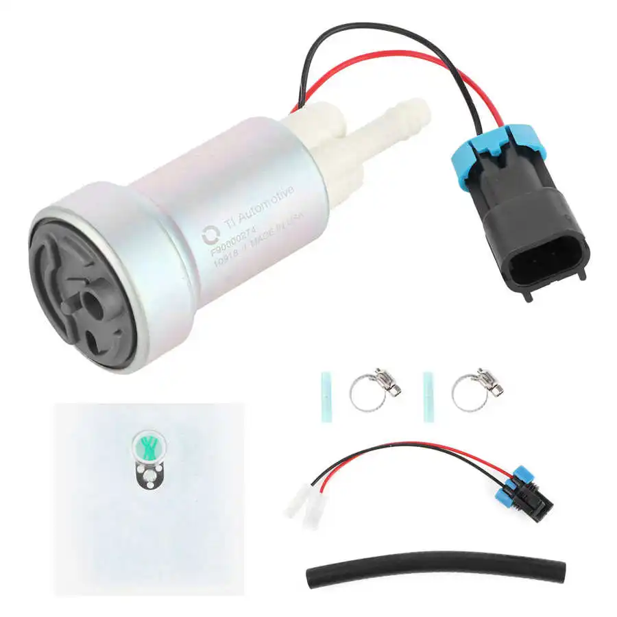 450LPH Fuel Pump & Install Kit for WALBRO E85 RACING F90000274 Fit for Honda Accord/CRX/CR‑V